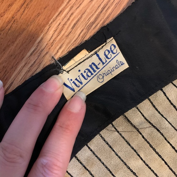 Vintage 1950’s Brown Waffle-Style Dress - Picture 10 of 11